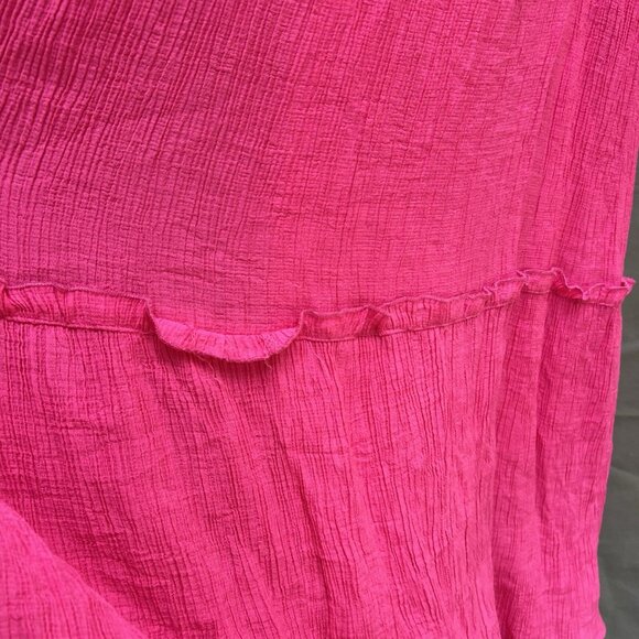 &Merci Hot Barbie Pink Maxi Dress Spaghetti Straps Party As M - Picture 3 of 5